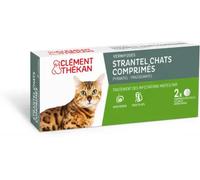 Parapharmacie en ligne > Vétérinaire > Produits anti-parasites pour animaux Clément Thékan Vermifuges Strantel Chatsx 2