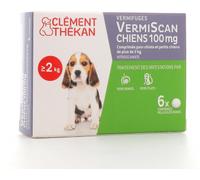 Parapharmacie en ligne > Vétérinaire > Produits anti-parasites pour animaux Clément Thékan Vermiscan Chiots & Petits Chiens Comprimés x 6