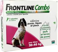 Parapharmacie en ligne > Vétérinaire > Produits anti-parasites pour animaux Frontline Combo Chien L x 3