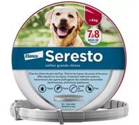 Seresto Collier anti-puces et anti-tiques Elanco Chien pour grands chiens 8 kg et plus