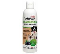 Clément Thékan Vétosan Shampoing Peaux Sensibles - Extrait de cassis bio - Chiens et Chats 200 ml