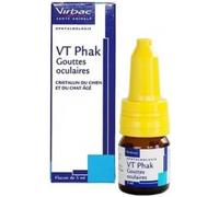 Parapharmacie en ligne > Vétérinaire > Produits de soin pour animaux > Soins des yeux pour animaux Virbac VT Phak Gouttes Oculaires Flacon 5 ml