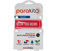 Para'Kito Bracelet Anti-moustiques Good Vibes Fuchsia 1ut