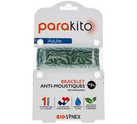 Parapharmacie > Hygiène & Premiers soins > Anti-insectes Parakito Bracelet Adulte Graphic Camouflage - Anti-insectes - Pharmacie en ligne LaSante.net
