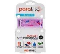 Parakito Bracelet Anti-Moustique Rechargeable Junior Plumes 1 Pièce