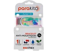 Parakito Bracelet Anti-Moustique Rechargeable Junior Tie & Dye 1 Pièce