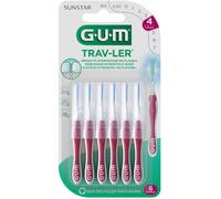 Parapharmacie > Hygiène & Premiers soins > Bucco-dentaire > Brosses à dents GUM Trav-ler Brossettes Interdentaires x 6 - Brosses à dents - Pharmacie en ligne LaSante.net 1,4 mm 1612