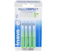 Inava Brossettes 2.2mm Mono Compact Espaces Très Larges Vert 4 unités