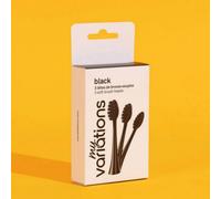 MyVariations Pack Têtes Brosse à Dents Sonique Noir 3uts