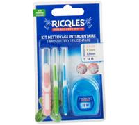 Parapharmacie > Hygiène & Premiers soins > Bucco-dentaire > Brosses à dents Ricqlès Kit Nettoyage Interdentaire - Brosses à dents - Pharmacie en ligne LaSante.net