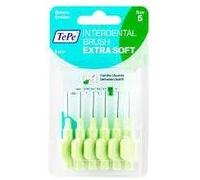 TePe Brossette Interdentaire Extra Souple Eco-Responsable Vert Pastel ISO 5 / 0.8mm 6 brossettes
