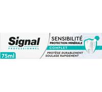 SIGNAL - Professionnel Dentifrice Sensibilité Protection minérale - 88% d’ingrédients d’origine naturelle