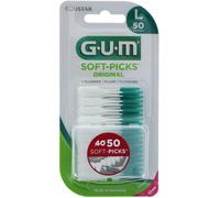 Parapharmacie > Hygiène & Premiers soins > Bucco-dentaire > Soins Gum Soft Picks Original Large 634 Brossettes Interdentaires x 50 - Soins - Pharmacie en ligne LaSante.net