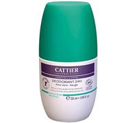Cattier Déodorant Roll-On 24h Rouleau 50 ml
