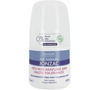 Eau Thermale Jonzac - Déodorant non parfumé 24h haute tolérance - Déodorants Haute Tolérance - Tous types de peaux, même sensibles - Certifié Bio Cosmos Organic - Flacon roll-on de 50 ml