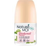 Naturé Moi - Déodorant roll-on - Efficacité 24h - Déodorant femme à l'Aloe Vera Bio et au Magnésium - Parfum Grenade - 99% d'Origine Naturelle - 50 ml - Fabriqué en France