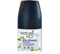 Naturé Moi - Déodorant roll-on - Efficacité 24h - Déodorant homme à l'Aloe Vera Bio et au Magnésium - Parfum Fraicheur - 99% d'Origine Naturelle - 50 ml - Fabriqué en France