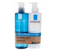 Parapharmacie > Hygiène & Premiers soins > Douche et bain > Gels douche et savons liquides La Roche-Posay Lipikar Gel Douche Lavant Apaisant 400 ml + Lait Relipidant Corps 400 ml - Gels douche et savo