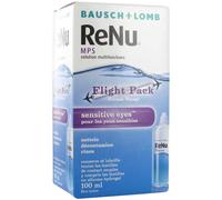 Parapharmacie > Hygiène & Premiers soins > Hygiène des yeux ReNu MPS Sensitive Eyes Solution Multifonctions Flight Pack 100 ml - Hygiène des yeux - Pharmacie en ligne LaSante.net