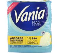 Vania Maxi Confort Serviettes Normal + Serviette hygienique 16 pc(s)