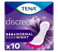TENA Discreet Serviette Hygiénique de Nuit Normal Night 10 unités