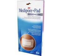 Parapharmacie > Hygiène & Premiers soins > Premiers soins 3M Médipore + Pad Pansements Adhésifs Stériles x 10 10cm x 20 cm - Premiers soins - Pharmacie en ligne LaSante.net