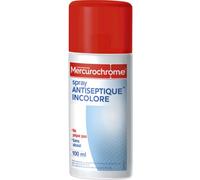 Parapharmacie > Hygiène & Premiers soins > Premiers soins Mercurochrome Solution Antiseptique Incolore Spray 100 ml - Premiers soins - Pharmacie en ligne LaSante.net