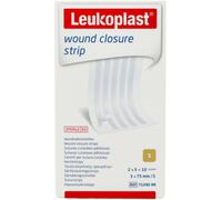Parapharmacie > Hygiène & Premiers soins > Premiers soins > Pansements Essity Leukoplast Sutures Cutanées Adhésives 2 x 5 Strips 3 x 75 mm - Pansements - Pharmacie en ligne LaSante.net