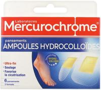 Pansements Ampoules Hydrocolloïdes 2 formats, 6 pansements