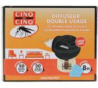 Parapharmacie > Hygiène & Premiers soins > Produits Anti-Insectes Cinq sur Cinq Diffuseur Double Usage - Anti-insectes - Pharmacie en ligne LaSante.net