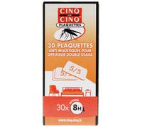 Parapharmacie > Hygiène & Premiers soins > Produits Anti-Insectes Cinq sur Cinq Recharge Plaquettes pour Diffuseur Double Usage x 30 - Anti-insectes - Pharmacie en ligne LaSante.net