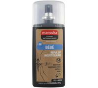 Parapharmacie > Hygiène & Premiers soins > Produits Anti-Insectes Manouka Baby Spray Moustiquaire 75 ml - Anti-insectes - Pharmacie en ligne LaSante.net