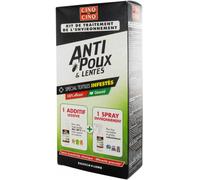 Parapharmacie > Hygiène & Premiers soins > Produits Anti-Poux Cinq sur Cinq Kit de Traitement de L'environnement Anti-Poux & Lentes - Anti-poux - Pharmacie en ligne LaSante.net