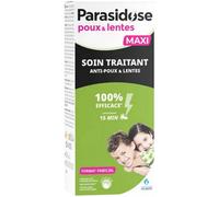 Parapharmacie > Hygiène & Premiers soins > Produits Anti-Poux Parasidose Soin Traitant Poux Lentes 200 ml dont 25% Offert + charlotte + peigne - Anti-poux - Pharmacie en ligne LaSante.net