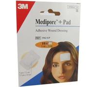 Parapharmacie > Hygiène & Premiers soins > Produits de Premiers Soins 3M Medipore + Pad Pansements Adhésifs Stériles x 10 5 cm x 7,2 cm - Premiers soins - Pharmacie en ligne LaSante.net