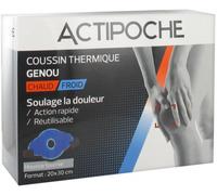 Actipoche Coussin Thermique Genou Chaud /Froid 20x30cm
