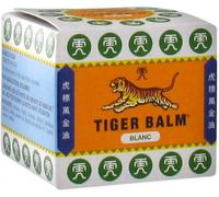 Tiger Balm - BAUME DU TIGRE Blanc - Baume à effet froid - Parfum mentholé - Pour sportifs, après l'effort ou en massage de la poitrine ou des tempes, en massage, pour se relaxer - 19 g