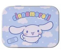 TAKE CARE - Cinnamoroll, Boîte en Métal de Pansements, Prédécoupés, Enfants, Junior, Boite de 24 Pansements, 10,9 x 8 x H.2 cm, TAKE CARE