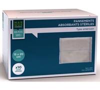 Parapharmacie > Hygiène & Premiers soins > Produits de Premiers Soins Marque Conseil Pansements Absorbants Stériles 10 x 15 cm x 20 cm - Premiers soins - Pharmacie en ligne LaSante.net