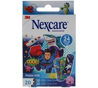 Parapharmacie > Hygiène & Premiers soins > Produits de Premiers Soins > Pansements 3M Nexcare Happy Kids Bleu 20 Pansements - Pansements - Pharmacie en ligne LaSante.net