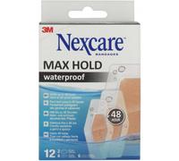Parapharmacie > Hygiène & Premiers soins > Produits de Premiers Soins > Pansements 3M Nexcare Max Hold Waterproof 12 Pansements - Pansements - Pharmacie en ligne LaSante.net