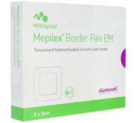 Parapharmacie > Hygiène & Premiers soins > Produits de Premiers Soins > Pansements Mepilex Border Flex e.m. Pansements - Pansements - Pharmacie en ligne LaSante.net5 cm x 5 cm