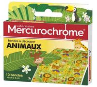 Parapharmacie > Hygiène & Premiers soins > Produits de Premiers Soins > Pansements Mercurochrome Bandes à Découper Animaux x 10 - Pansements - Pharmacie en ligne LaSante.net