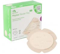 Parapharmacie > Hygiène & Premiers soins > Produits de Premiers Soins > Pansements > Pansements hydrocellulaires Mepilex Border Flex Oval Pansement Hydrocellulaire Siliconé Auto-fixant x 16