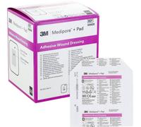 Parapharmacie > Hygiène & Premiers soins > Produits de Premiers Soins > Pansements > Pansements stériles chirurgicaux 3M Medipore + Pad pansements adhésifs stérilesx 50 5 cm x 7,2 cm