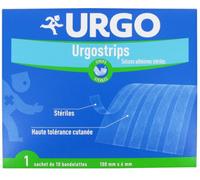 Parapharmacie > Hygiène & Premiers soins > Produits de Premiers Soins > Pansements Urgo Urgostrips 10 Sutures Adhésives Stériles - Pansements - Pharmacie en ligne LaSante.net