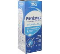 Physiomer Jet Dynamique-Hygiène du nez-Dispositif médical-Spray nasal 100 % eau de mer à partir de 6 ans-Dégage le nez-Facilite l’élimination du mucus-135 ml