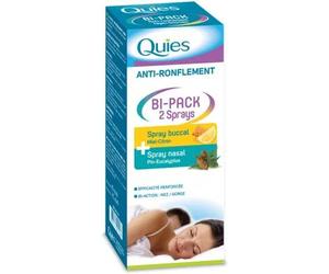 Parapharmacie > Hygiène & Premiers soins > Produits d'Hygiène du Nez Quies Anti-Ronflement Bi-Pack 2 Sprays - Nez - Pharmacie en ligne LaSante.net