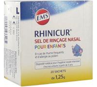 Rhinicur Sel De Rinçage Nasal Pour Enfants Sachets 20x1,25g