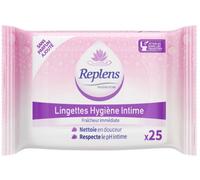 Parapharmacie > Hygiène & Premiers soins > Produits d'Hygiène Intime > Produits de Toilettes et Soins Intimes Replens Lingettes Hygiène Intime x 25 - Toilette et soins - Pharmacie en ligne LaSante.net